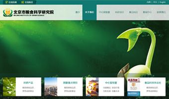 北京粮食科技研究所网站设计